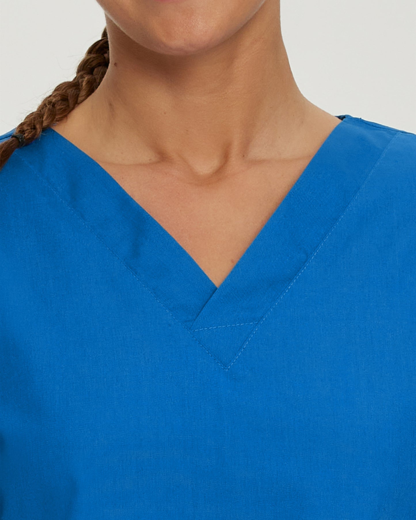 Scrub Zone 3-Pocket V-Neck Top  | Cobalt