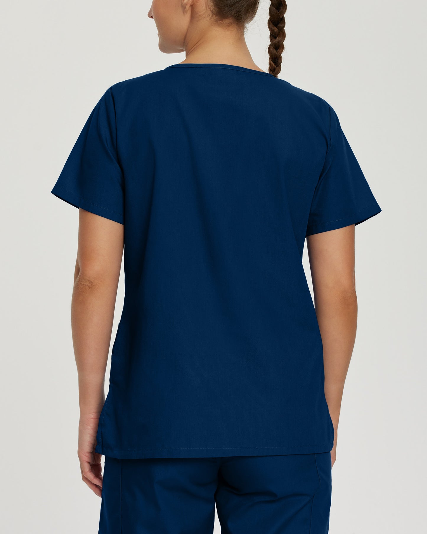 Scrub Zone 3-Pocket V-Neck Top  | Navy