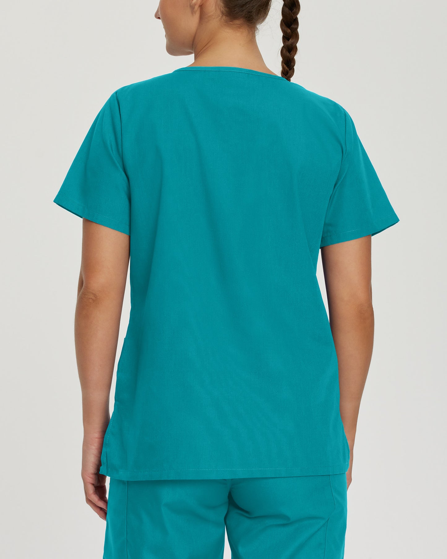 Scrub Zone 3-Pocket V-Neck Top  | Teal