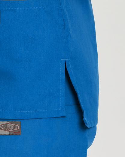 Scrub Zone 3-Pocket V-Neck Top  | Wine