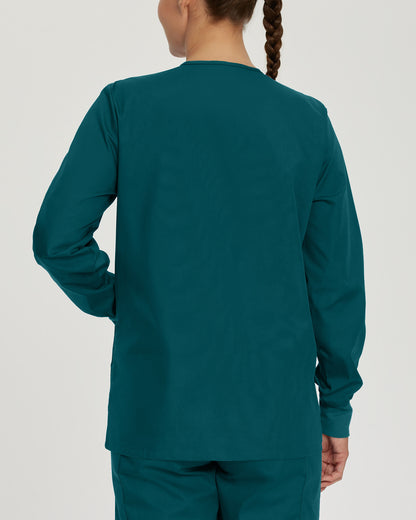 Scrub Zone 3-Pocket Warm-Up Jacket  | Caribbean