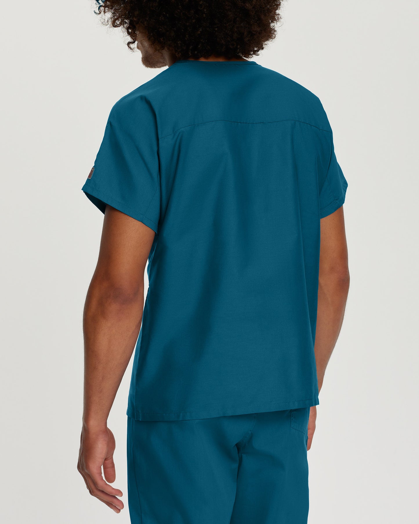 Scrub Zone 1-Pocket V-Neck Top  | Caribbean