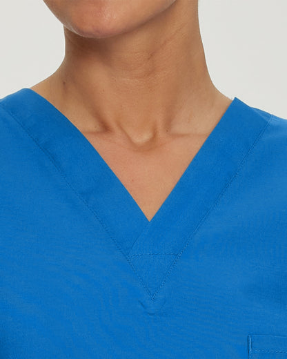 Scrub Zone 1-Pocket V-Neck Top  | Grape