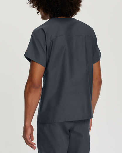 Scrub Zone 1-Pocket V-Neck Top  | Graphite