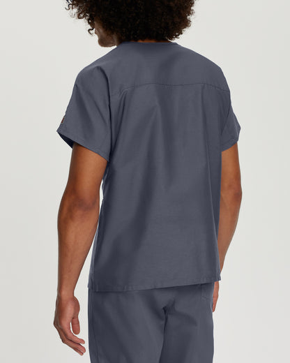 Scrub Zone 1-Pocket V-Neck Top  | Steel