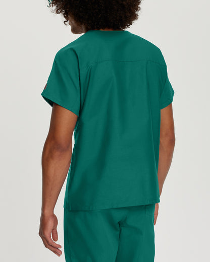 Scrub Zone 1-Pocket V-Neck Top  | Hunter