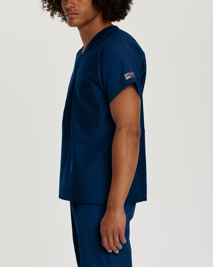 Scrub Zone 1-Pocket V-Neck Top  | Navy