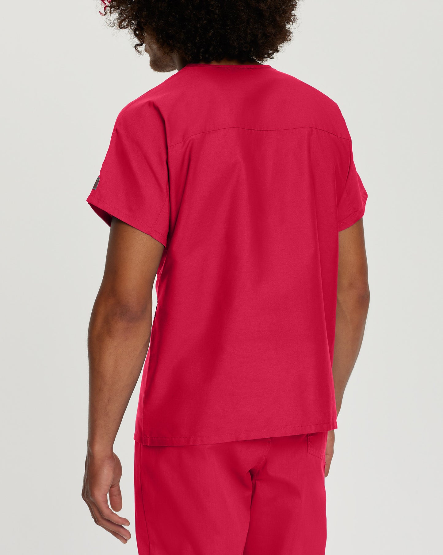 Scrub Zone 1-Pocket V-Neck Top  | Red