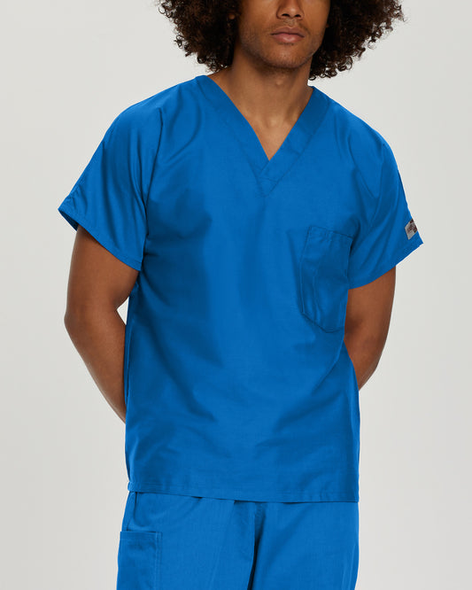 Scrub Zone 1-Pocket V-Neck Top  | Royal