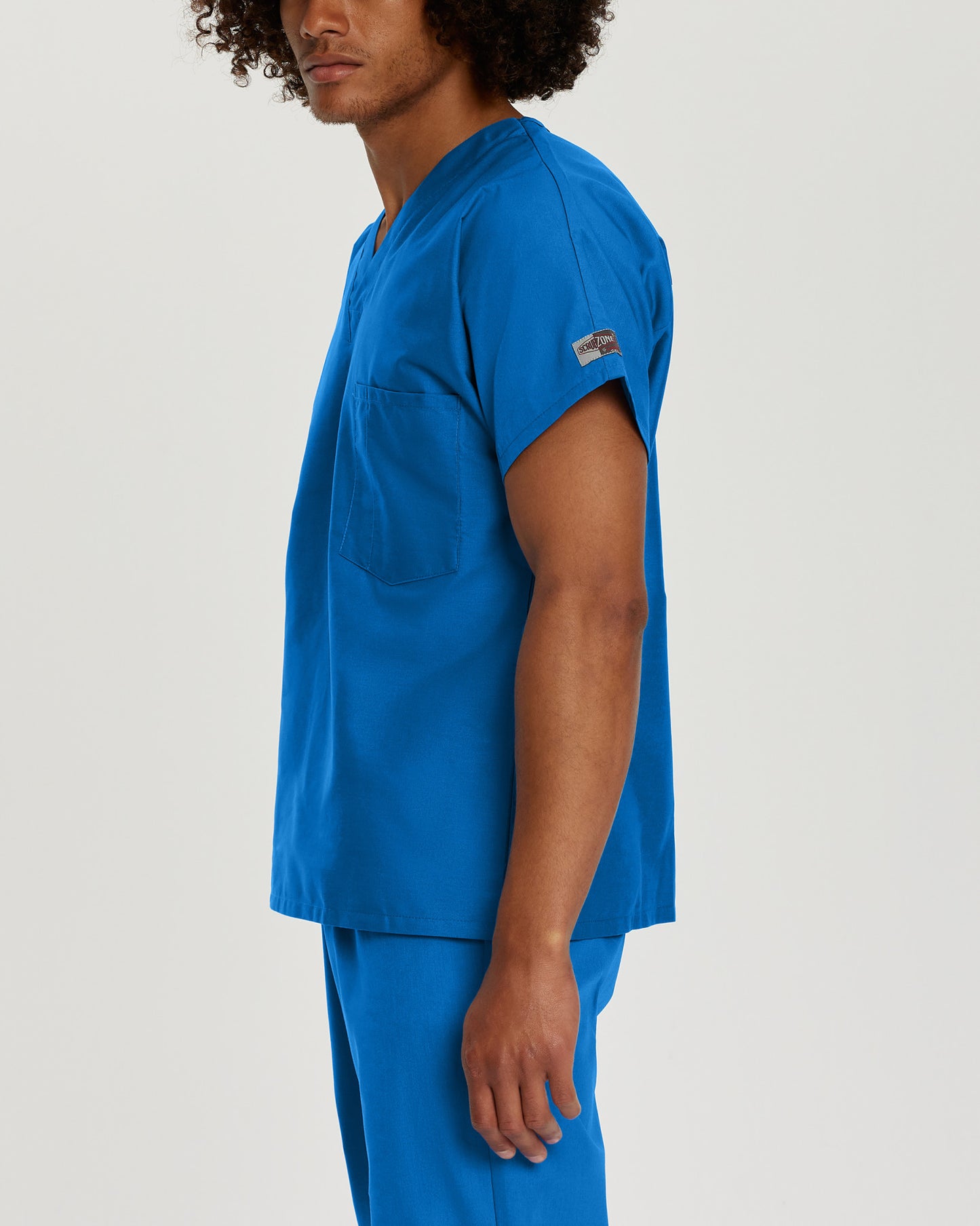 Scrub Zone 1-Pocket V-Neck Top  | Royal