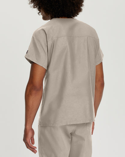 Scrub Zone 1-Pocket V-Neck Top  | Sandstone