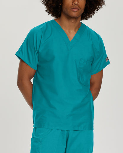 Scrub Zone 1-Pocket V-Neck Top  | Teal