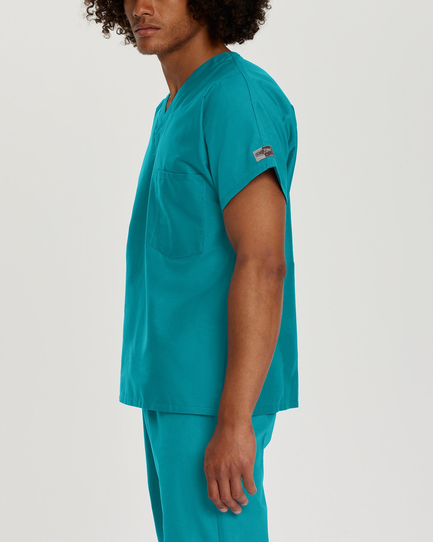 Scrub Zone 1-Pocket V-Neck Top  | Teal