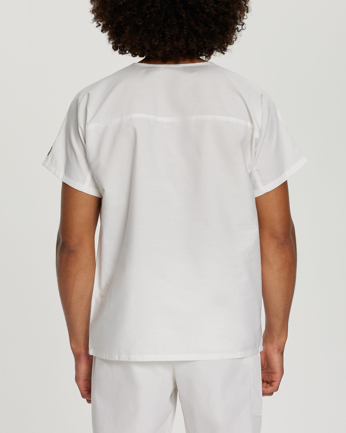 Scrub Zone 1-Pocket V-Neck Top  | White