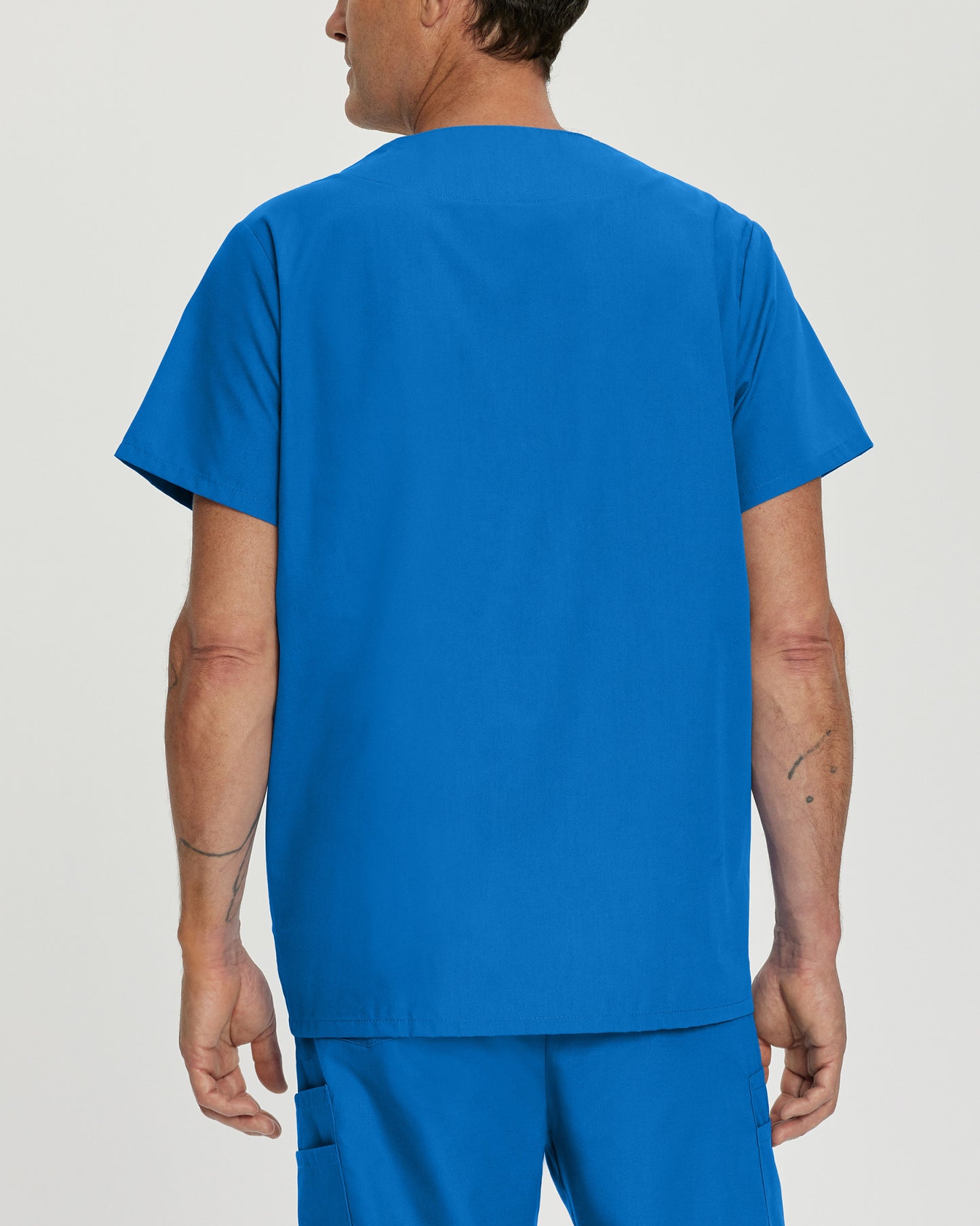 Essentials 5-Pocket V-Neck Top  | Royal