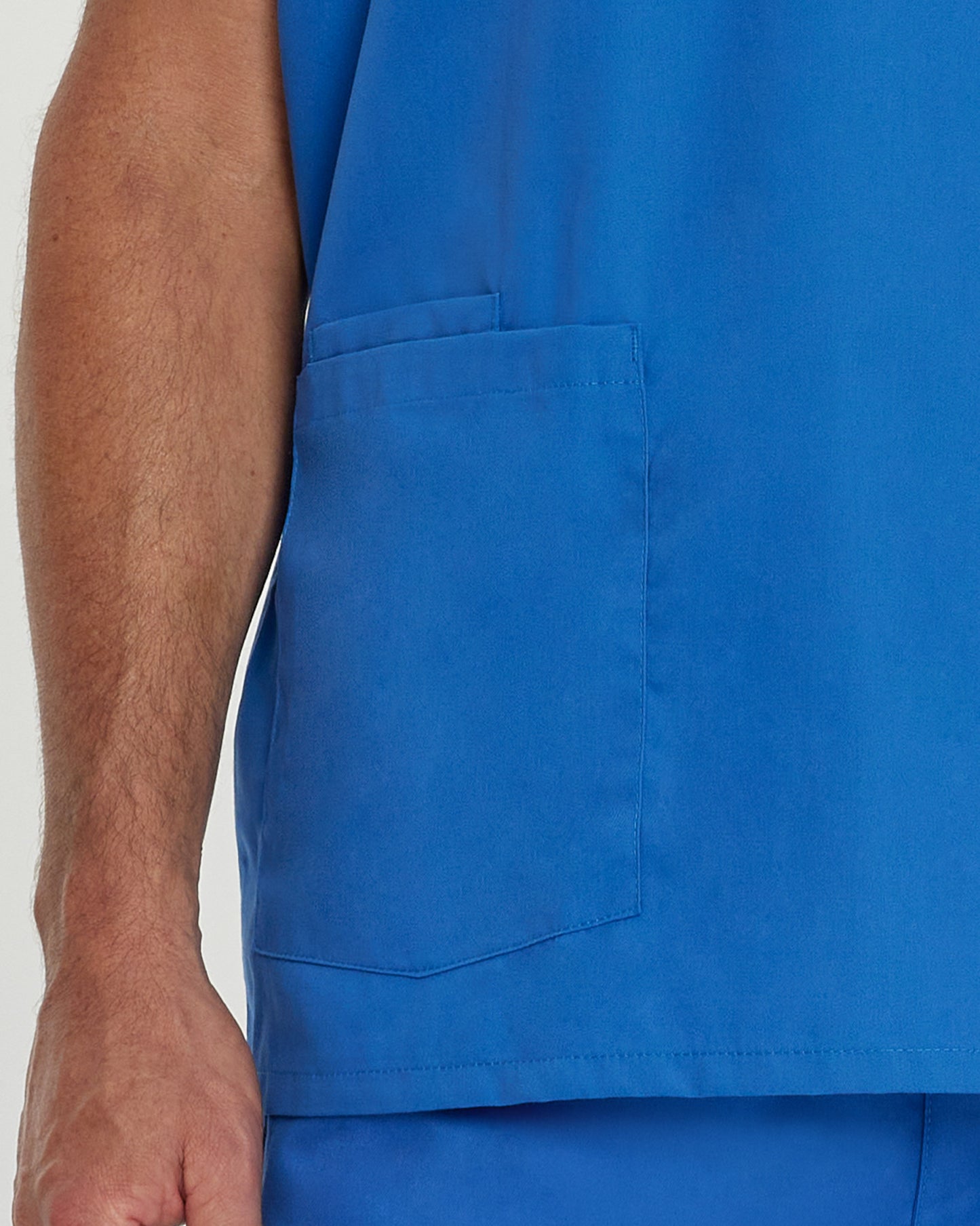 Essentials 5-Pocket V-Neck Top  | Royal