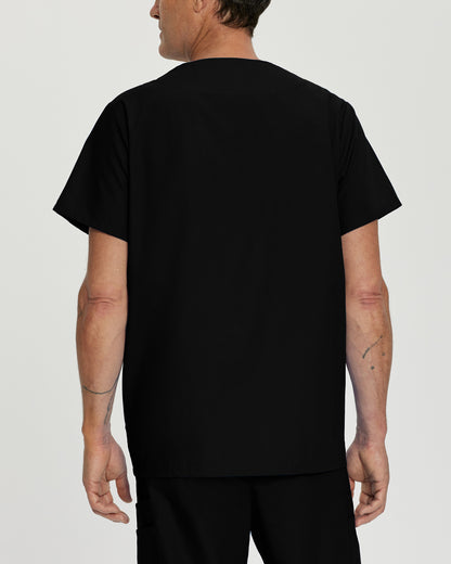 Essentials 5-Pocket V-Neck Top  | Black