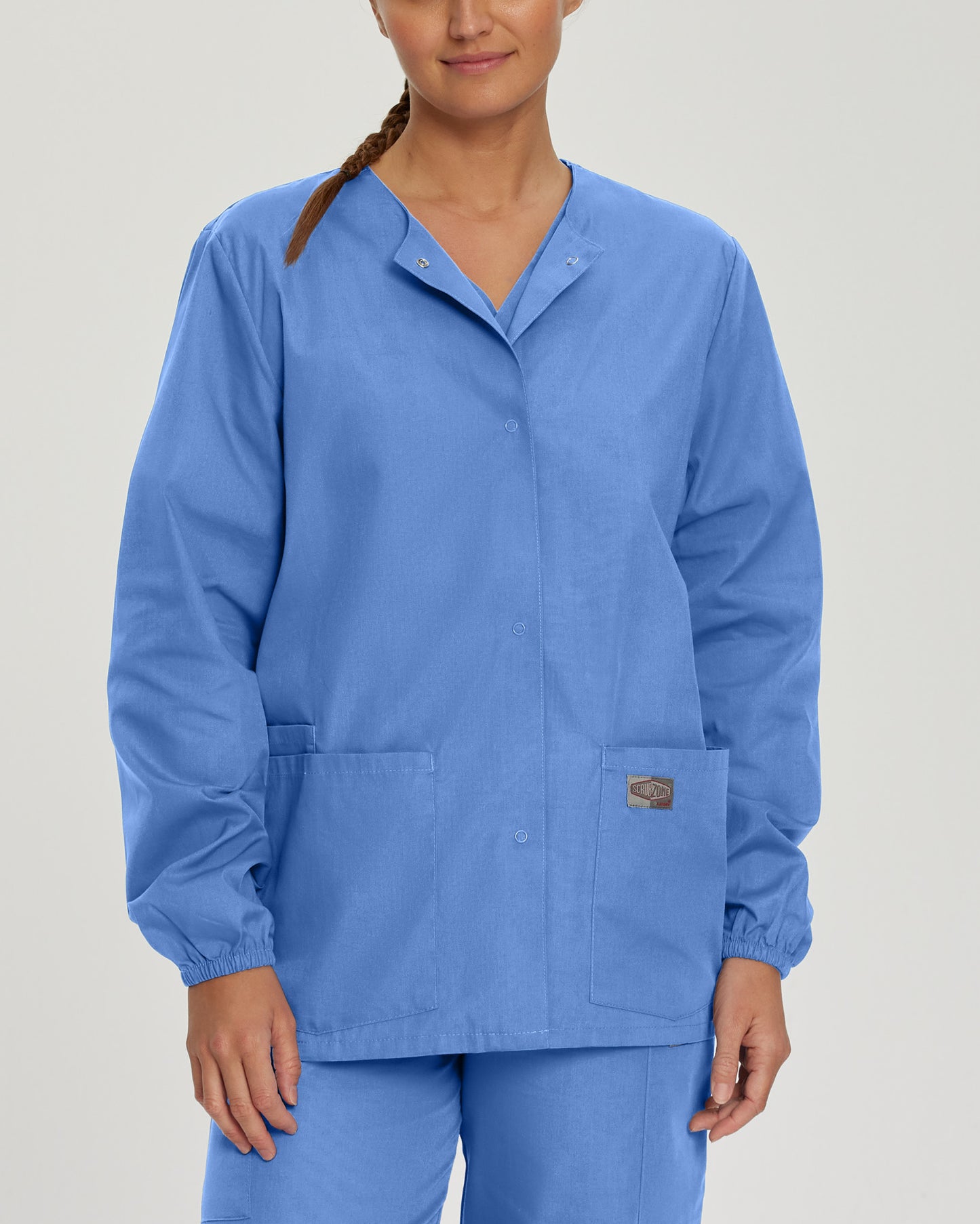Scrub Zone 3-Pocket Warm-Up Jacket  | Ceil