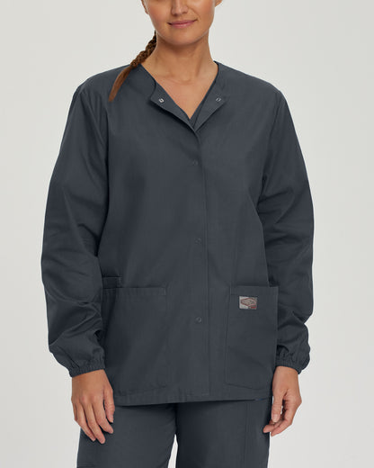 Scrub Zone 3-Pocket Warm-Up Jacket  | Graphite
