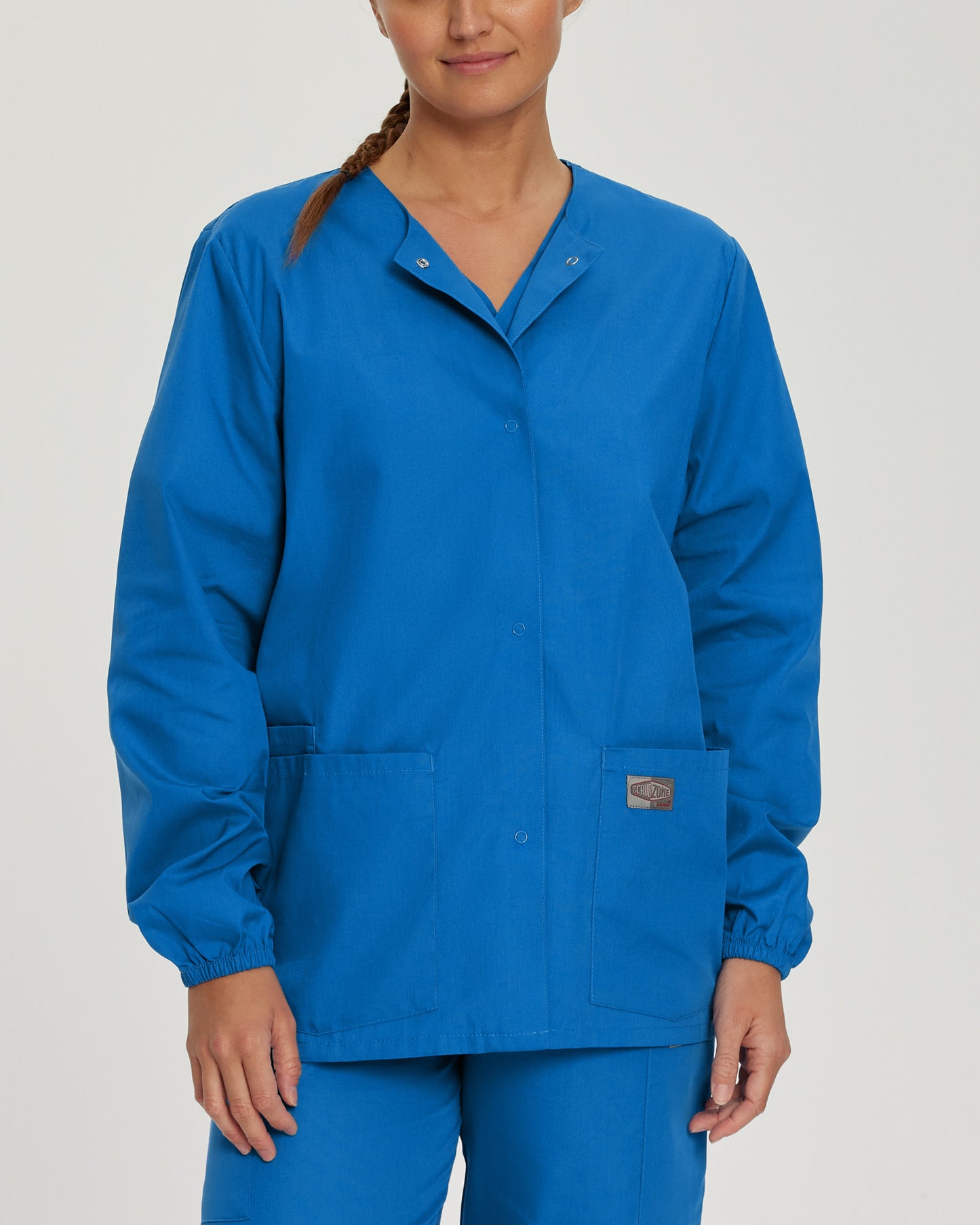 Scrub Zone 3-Pocket Warm-Up Jacket  | Royal