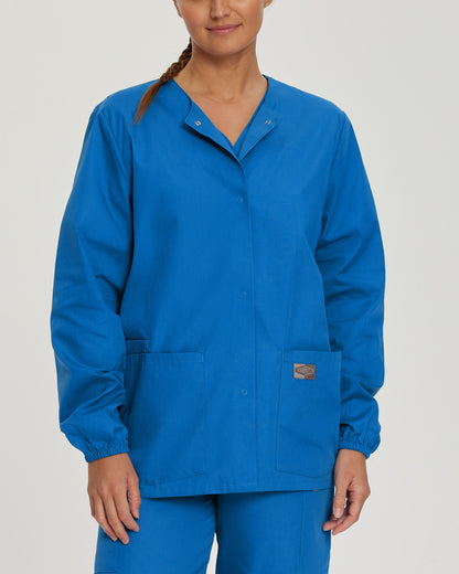 Scrub Zone 3-Pocket Warm-Up Jacket  | Royal