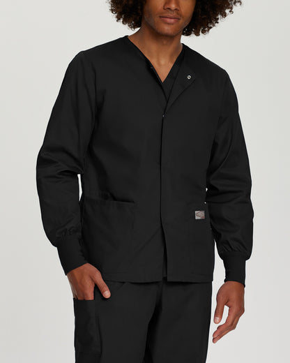 Scrub Zone 3-Pocket Warm-Up Jacket  | Black