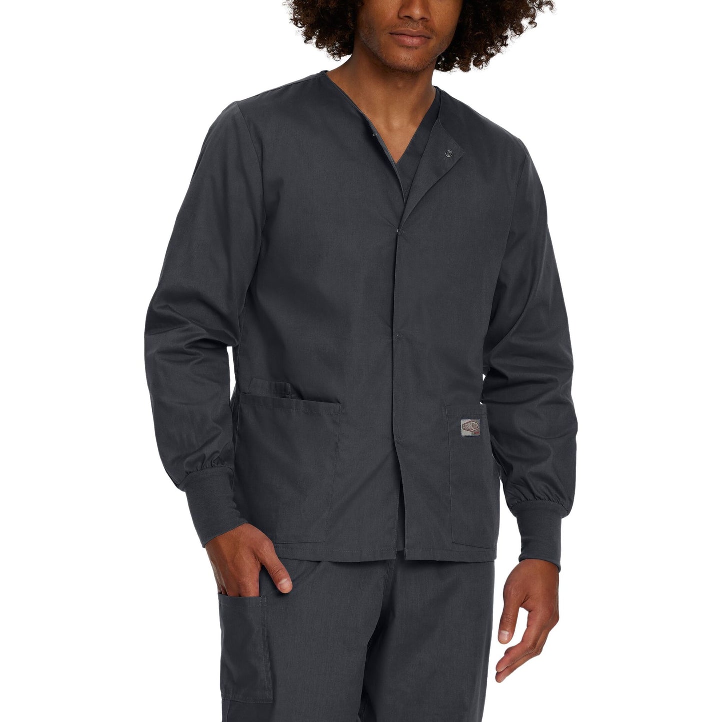 Scrub Zone 3-Pocket Warm-Up Jacket  | Graphite