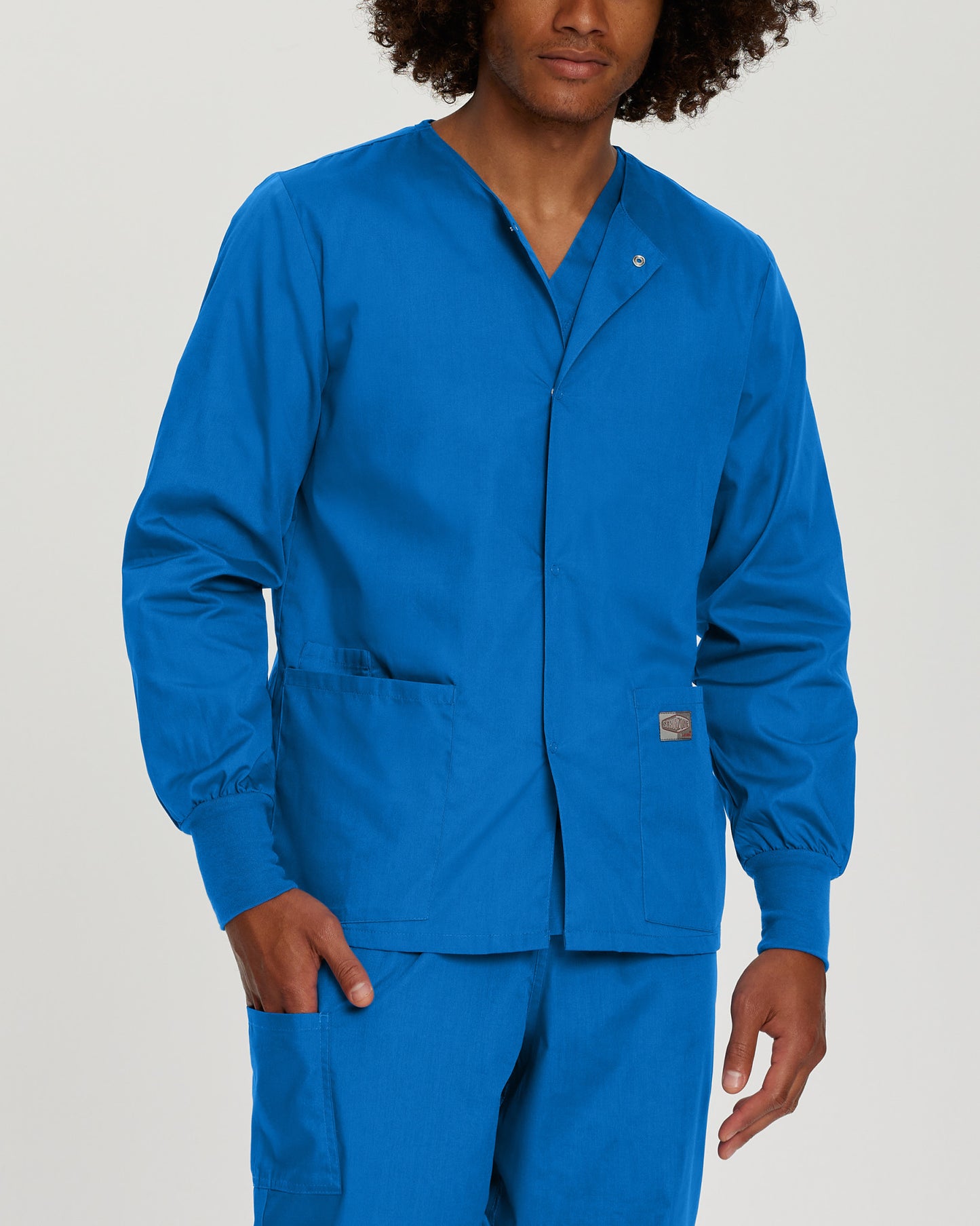 Scrub Zone 3-Pocket Warm-Up Jacket  | Royal