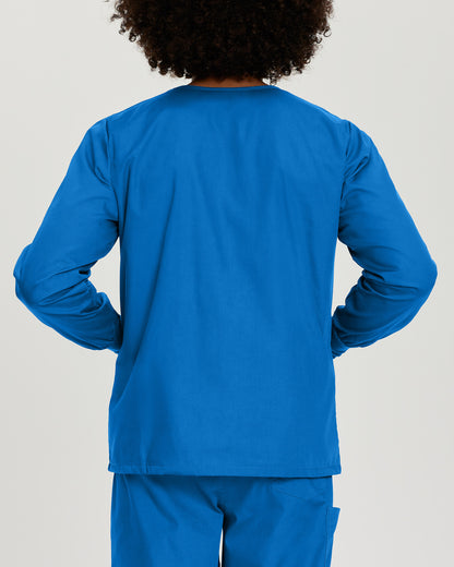 Scrub Zone 3-Pocket Warm-Up Jacket  | Royal