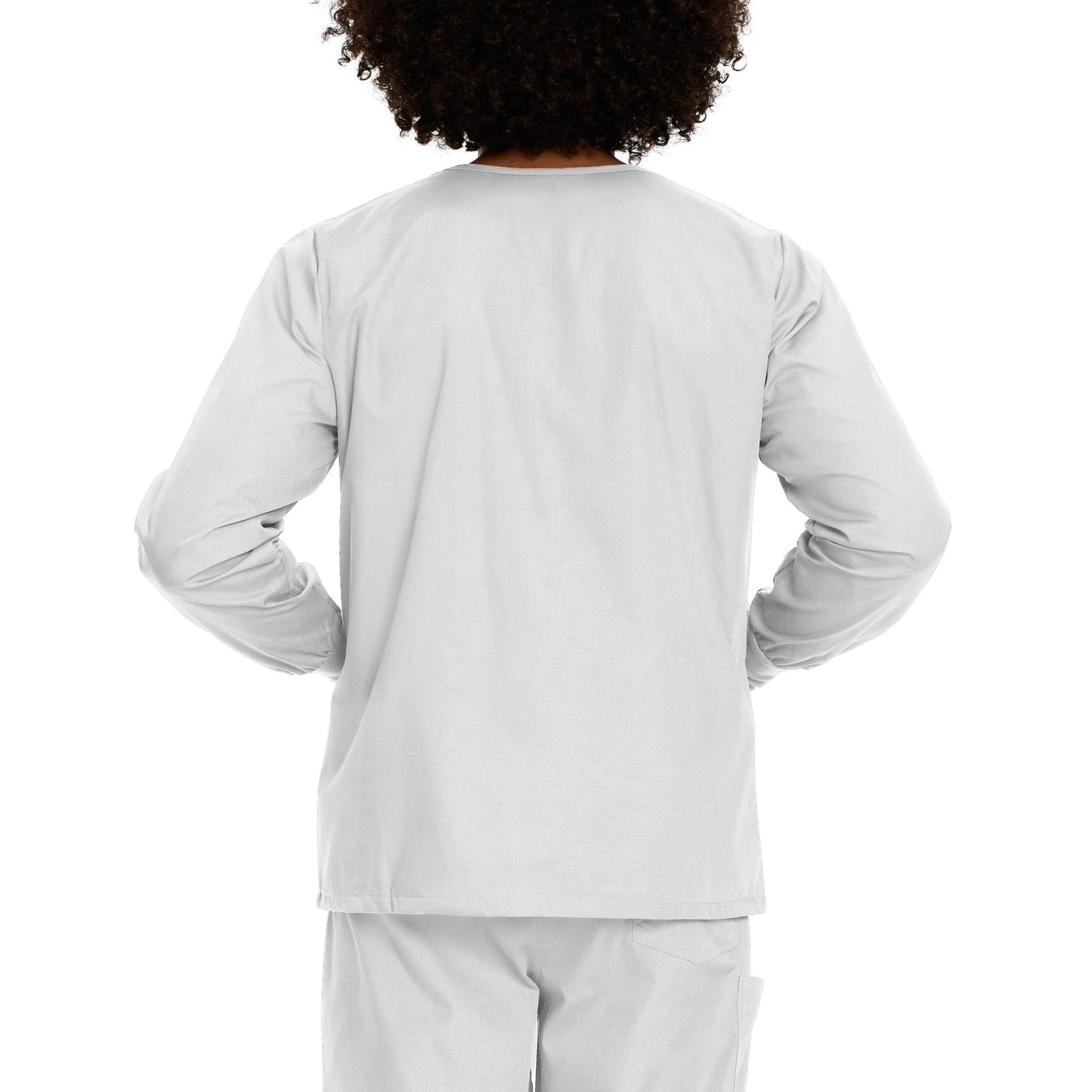 Scrub Zone 3-Pocket Warm-Up Jacket  | White