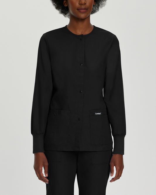 Essentials 4-Pocket Warm-Up Jacket  | Black