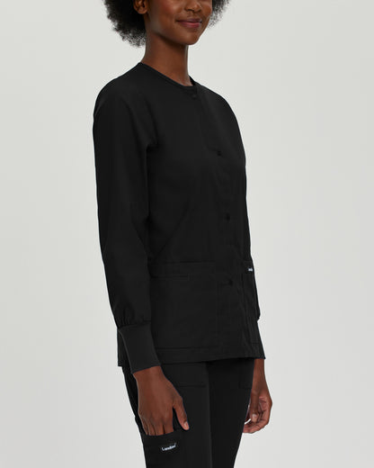 Essentials 4-Pocket Warm-Up Jacket  | Black