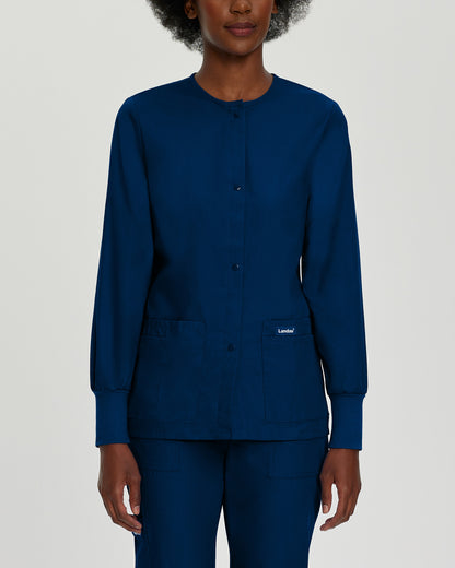 Essentials 4-Pocket Warm-Up Jacket  | Navy