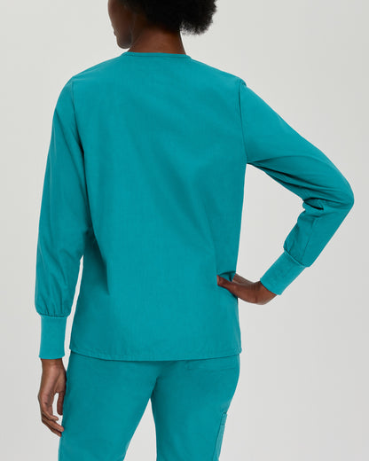 Essentials 4-Pocket Warm-Up Jacket  | Teal