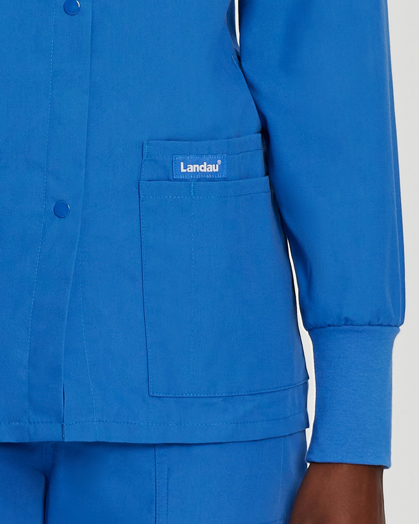 Essentials 4-Pocket Warm-Up Jacket  | Sea Mist