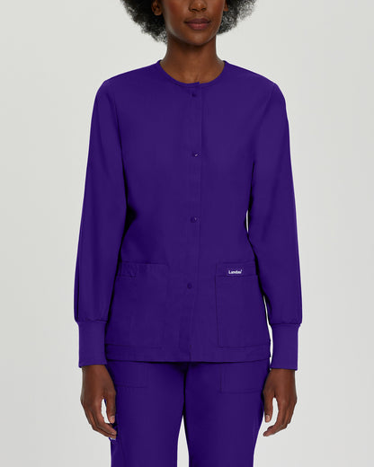 Essentials 4-Pocket Warm-Up Jacket  | Grape