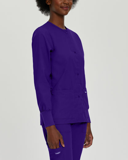 Essentials 4-Pocket Warm-Up Jacket  | Grape