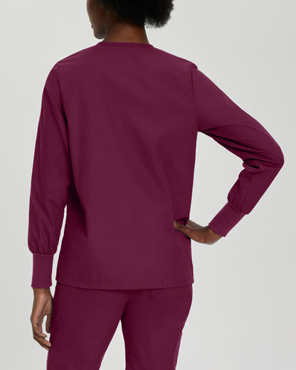 Essentials 4-Pocket Warm-Up Jacket  | Wine