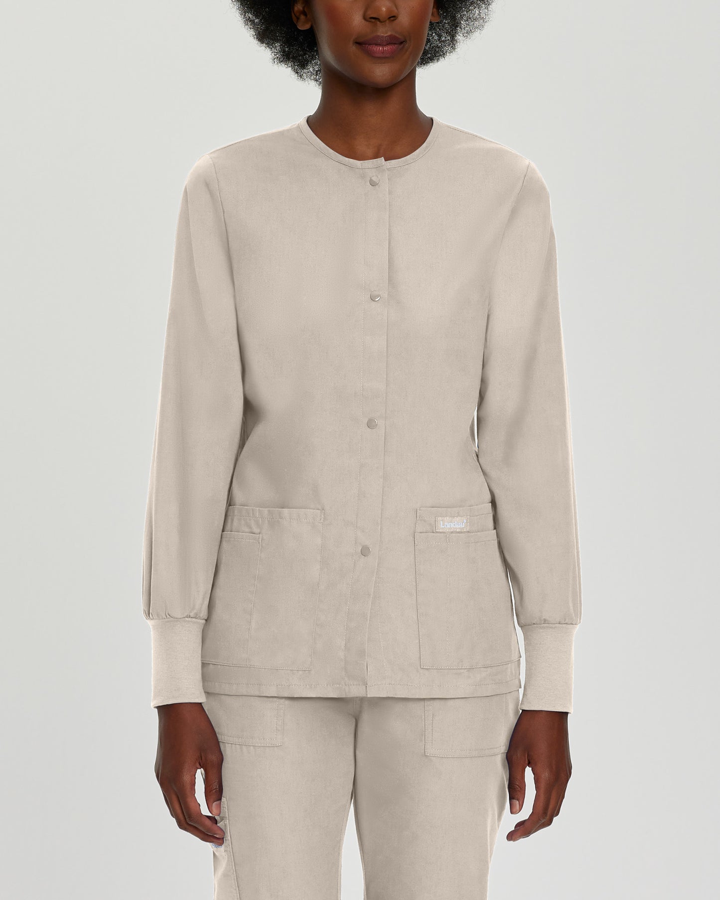 Essentials 4-Pocket Warm-Up Jacket  | Sandstone