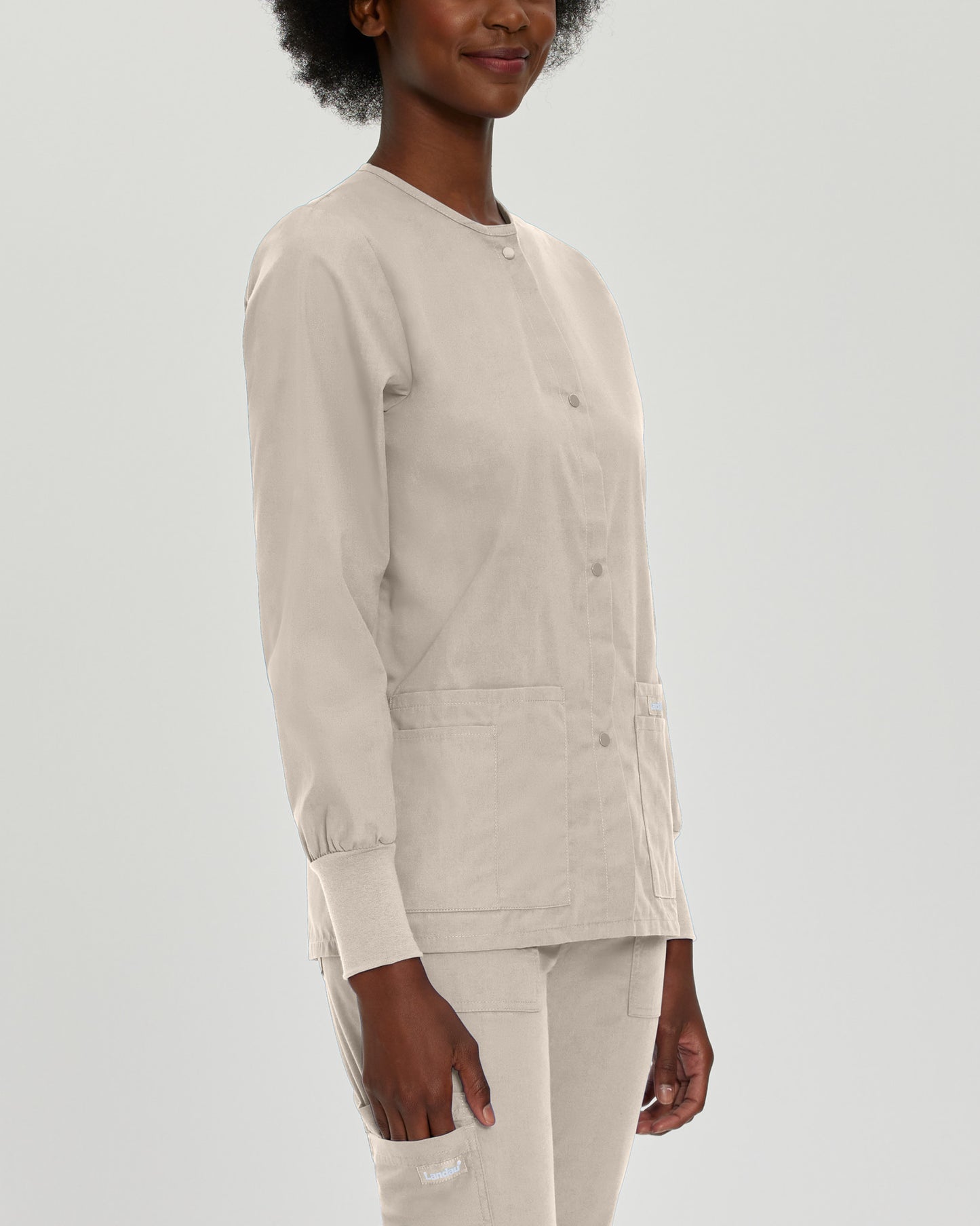 Essentials 4-Pocket Warm-Up Jacket  | Sandstone