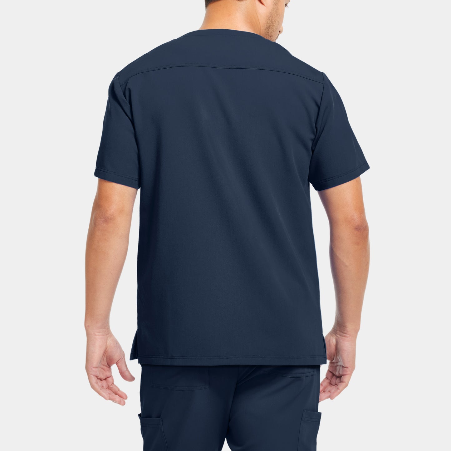 V-Tess 3-Pocket V-Neck Top  | Navy