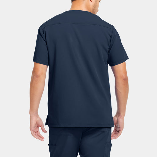 V-Tess 3-Pocket V-Neck Top  | Navy