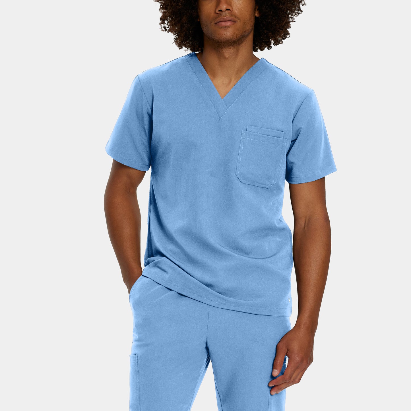 V-Tess 2-Pocket V-Neck Top  | Ceil