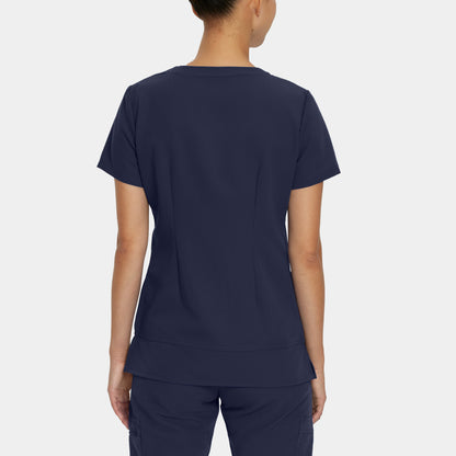 V-Tess 3-Pocket V-Neck Top  | Navy