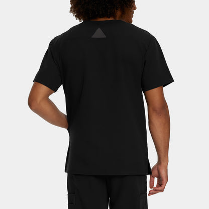 V-Tess 3-Pocket V-Neck Top  | Black