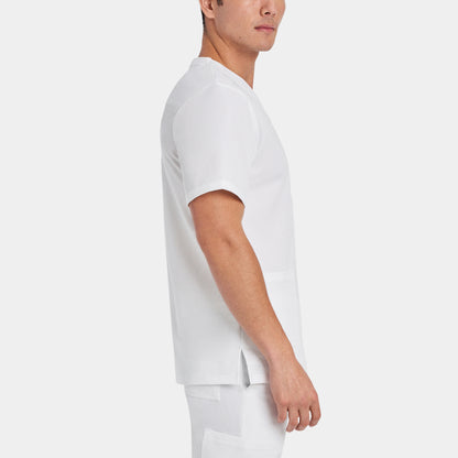 V-Tess 3-Pocket V-Neck Top  | White