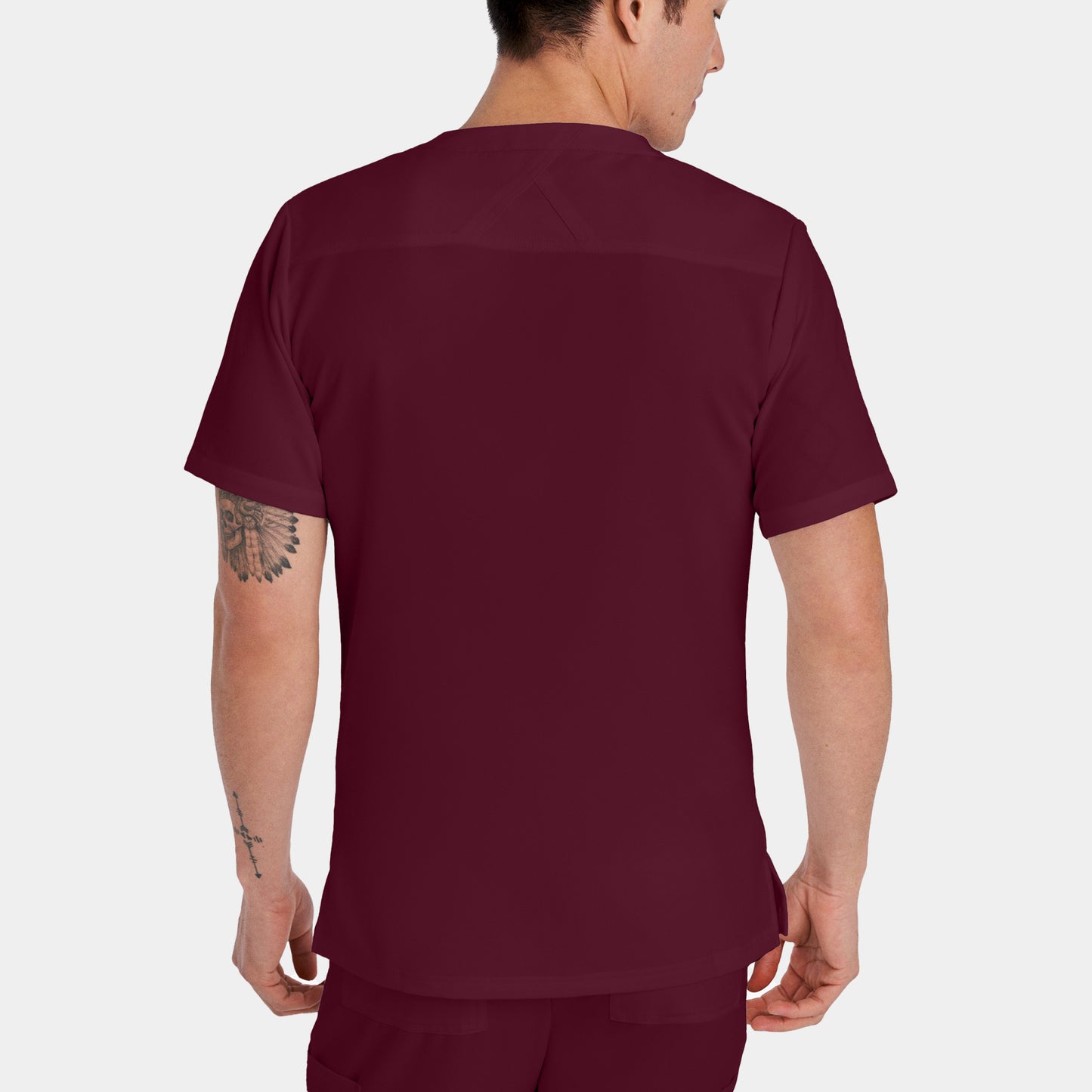 V-Tess 3-Pocket V-Neck Top  | Wine