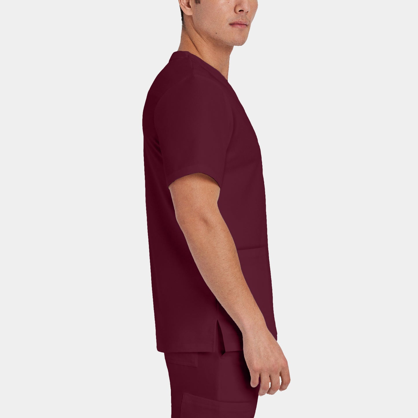 V-Tess 3-Pocket V-Neck Top  | Wine