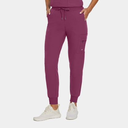 V-Tess Jogger Pants  | Raspberry Coulis