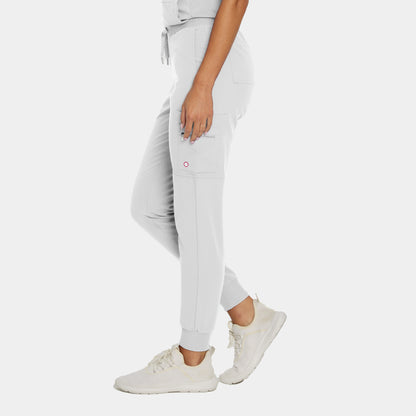 V-Tess Jogger Pants  | White